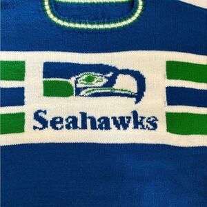 Vintage Seattle Seahawks Knit Sweater – Men’s Large